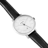Fossil Jacqueline Quartz White Dial Black Leather Strap Watch for Women - ES3972 Authentic Buy Shop Now