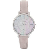 Fossil Jacqueline Blush Mother of Pearl Dial Pink Leather Strap Watch for Women - ES4151 Authentic Buy Shop Now