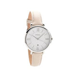 Fossil Jacqueline White Dial Beige Leather Strap Watch for Women - ES3793 Authentic Buy Shop Now