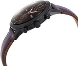 Fossil Townsman Chronograph Black Dial Brown Leather Strap Watch for Men - FS5437 Authentic Buy Shop Now