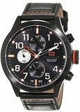 Tommy Hilfiger Trent Multifunction Black Dial Black Leather Strap Watch for Men - 1791136 Authentic Buy Shop Now