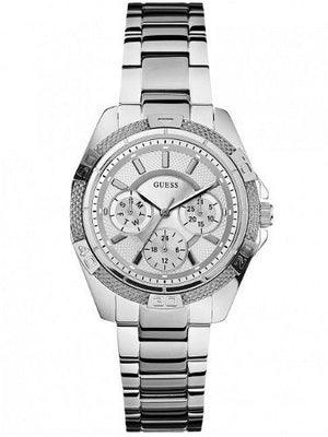 Guess Mini Phantom Silver Dial Silver Steel Strap Watch for Women - W0235L1 Authentic Buy Shop Now
