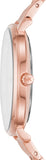 Michael Kors Pyper Three-Hand Rose Gold Dial Rose Gold Steel Strap Watch For Women - MK3897 Authentic Buy Shop Now
