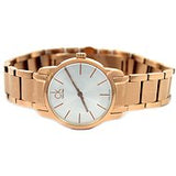 Calvin Klein City White Mother of Pearl Dial Rose Gold Steel Strap Watch for Women - K2G23646 Authentic Buy Shop Now