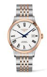 Longines Record Automatic 18K Pink Gold Watch for Men - L2.821.5.11.7 Authentic Buy Shop Now