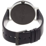 Calvin Klein Boost White Black Dial Black Leather Strap Watch for Men - K7Y21CCX Authentic Buy Shop Now