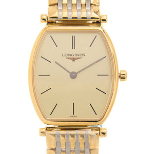 Longines La Grande Classique Tonneau 22 Yellow Gold Watch for Women - L4.205.2.32.7 Authentic Buy Shop Now