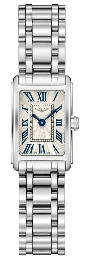 Longines Dolcevita White Dial Silver Steel Strap Watch for Women - L5.258.4.71.6 Authentic Buy Shop Now