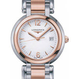 Longines PrimaLuna Quartz White Dial Two Tone Steel Strap Watch for Women - L8.110.5.16.6 Authentic Buy Shop Now