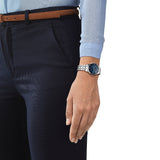 Tissot Chemin Des Tourelles Powermatic 80 Lady Blue Dial Silver Steel Strap Watch For Women - T099.207.11.048.00 Authentic Buy Shop Now