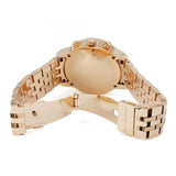 Michael Kors Ritz Chronograph Rose Gold Dial Rose Gold Steel Strap Watch for Women - MK6077 Authentic Buy Shop Now