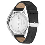 Lacoste Vienna Black Dial Black Leather Strap Watch for Men - 2011047 Authentic Buy Shop Now