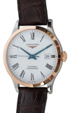 Longines Record Automatic Stainless Steel 18K Gold Watch for Men - L2.821.5.11.2 Authentic Buy Shop Now