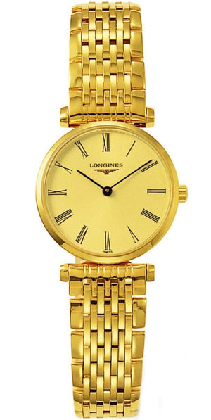 Longines La Grande Classique de Longines Gold Dial Gold Mesh Bracelet Watch for Women - L4.209.2.31.8 Authentic Buy Shop Now