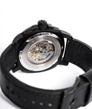 Fossil Modern Machine Automatic Skeleton Grey Dial Black Steel Strap Watch for Men - ME3134 Authentic Buy Shop Now