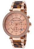 Michael Kors Parker Rose Gold Dial Two Tone Steel Strap Watch for Women - MK5538 Authentic Buy Shop Now