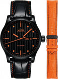 Mido Multifort Automatic Special Edition Black Dial Black Leather Strap Watch For Men - M005.430.36.051.80 Authentic Buy Shop Now