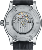 Mido Multifort Automatic Silver Dial Black Leather Strap Watch For Men - M005.430.16.031.80 Authentic Buy Shop Now