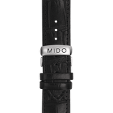 Mido Multifort Automatic Silver Dial Black Leather Strap Watch For Men - M005.430.16.031.80 Authentic Buy Shop Now