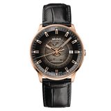 Mido Commander Automatic Black Dial Black Leather Strap Watch For Men - M021.407.36.411.00 Authentic Buy Shop Now