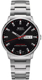 Mido Commander II Automatic Black Dial Silver Steel Strap Watch For Men - M021.431.11.051.00 Authentic Buy Shop Now
