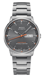 Mido Commander II Automatic Chronometer Grey Dial Silver Steel Strap Watch For Men - M021.431.11.061.01 Authentic Buy Shop Now
