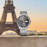 Mido Commander II Automatic Chronometer Grey Dial Silver Steel Strap Watch For Men - M021.431.11.061.00 Authentic Buy Shop Now