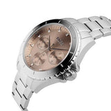 Hugo Boss Premiere Rose Gold Dial Silver Steel Strap Watch for Women - 1502444 Authentic Buy Shop Now