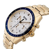 Hugo Boss Trophy White Dial Gold Steel Strap Watch for Men - 1513631 Authentic Buy Shop Now