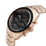 Hugo Boss Trophy Grey Dial Rose Gold Steel Strap Watch for Men - 1513632 Authentic Buy Shop Now