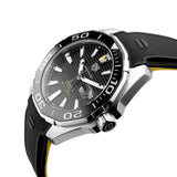 Tag Heuer Aquaracer Calibre 5 Automatic Black Dial Black Rubber Strap Watch for Men - WAY201A.FT6142 Authentic Buy Shop Now