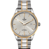 Tudor Style Automatic Silver Dial Two Tone Steel Strap Watch for Men - M12713-0003 Authentic Buy Shop Now