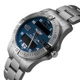 Breitling Aerospace Evo Blue Dial Silver Steel Strap Watch for Men - E79363101C1E1 Authentic Buy Shop Now