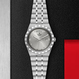 Tudor Royal Day Date Diamonds Automatic Silver Dial Silver Steel Strap Watch for Men - M28600-0002 Authentic Buy Shop Now