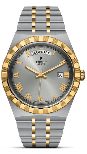 Tudor Royal Automatic Silver Dial Two Tone Steel Strap Watch for Men - M28603-0001 Authentic Buy Shop Now