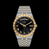 Tudor Royal Automatic Black Dial Two Tone Steel Strap Watch for Men - M28603-0003 Authentic Buy Shop Now