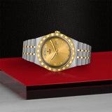 Tudor Royal Automatic Diamonds Gold Dial Two Tone Steel Strap Watch for Men - M28603-0006 Authentic Buy Shop Now