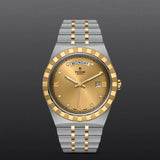 Tudor Royal Automatic Diamonds Gold Dial Two Tone Steel Strap Watch for Men - M28603-0006 Authentic Buy Shop Now