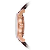 Mido Baroncelli III Automatic Silver Dial Brown Leather Strap Watch For Women - M7600.2.21.8 Authentic Buy Shop Now