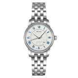 Mido Baroncelli III Automatic Silver Dial Silver Steel Strap Watch For Women - M7600.4.21.1 Authentic Buy Shop Now