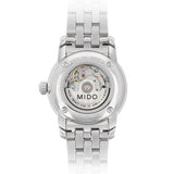 Mido Baroncelli III Automatic White Dial Silver Steel Strap Watch For Women - M7600.4.26.1 Authentic Buy Shop Now