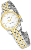 Mido Baroncelli III Automatic White Dial Two Tone Steel Strap Watch For Women - M7600.9.26.1 Authentic Buy Shop Now