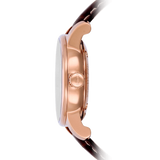 Mido Baroncelli III Automatic Silver Dial Brown Leather Strap Watch For Women - M7600.2.21.8 Authentic Buy Shop Now