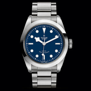 Tudor Black Bay Automatic Blue Dial Silver Steel Strap Watch for Men - M79540-0004 Authentic Buy Shop Now