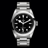 Tudor Black Bay Automatic Black Dial Silver Steel Strap Watch for Men - M79540-0001 Authentic Buy Shop Now