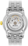 Mido Baroncelli II Automatic White Dial Silver Steel Strap Watch For Men - M8600.4.26.1 Authentic Buy Shop Now