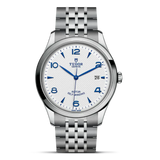 Tudor 1926 Automatic White Dial Silver Steel Strap Watch for Men - M91650-0005 Authentic Buy Shop Now