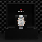 Tudor 1926 Automatic Diamonds Silver Dial Two Tone Steel Strap Watch for Men - M91651-0002 Authentic Buy Shop Now