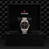 Tudor 1926 Automatic Black Dial Two Tone Steel Strap Watch for Men - M91651-0003 Authentic Buy Shop Now