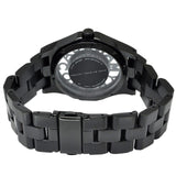 Marc Jacobs Henry Skeleton Black Dial Black Steel Strap Watch for Women - MBM3265 Authentic Buy Shop Now